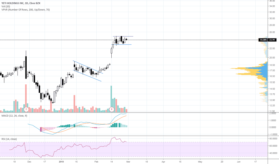 YETI Stock Price and Chart — NYSEYETI — TradingView