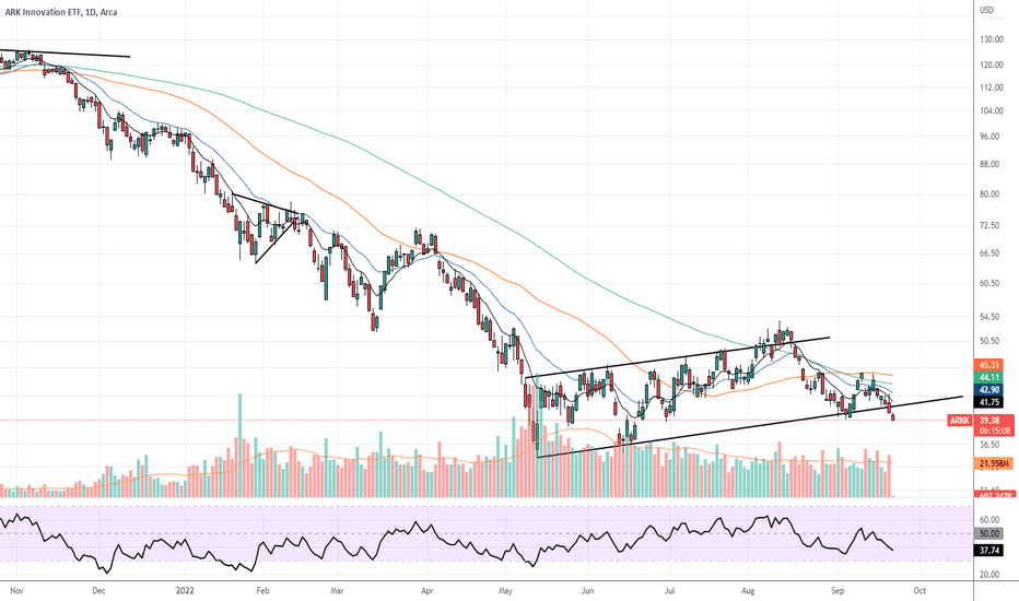 ARKK Stock Fund Price and Chart — AMEXARKK — TradingView