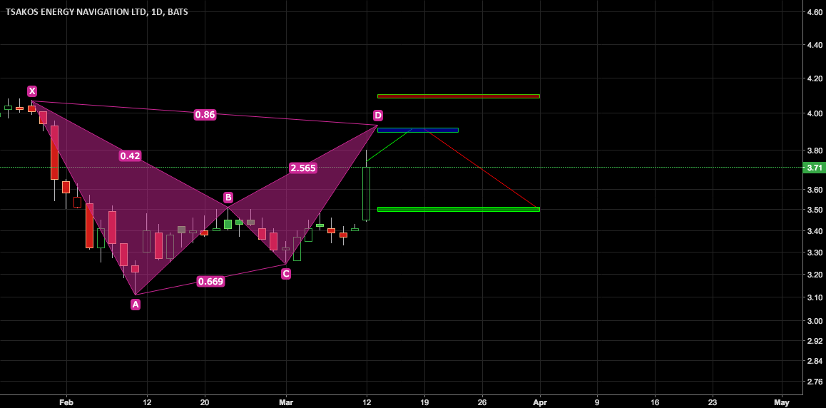 Bearish Bat for NYSETNP by Dem456 — TradingView