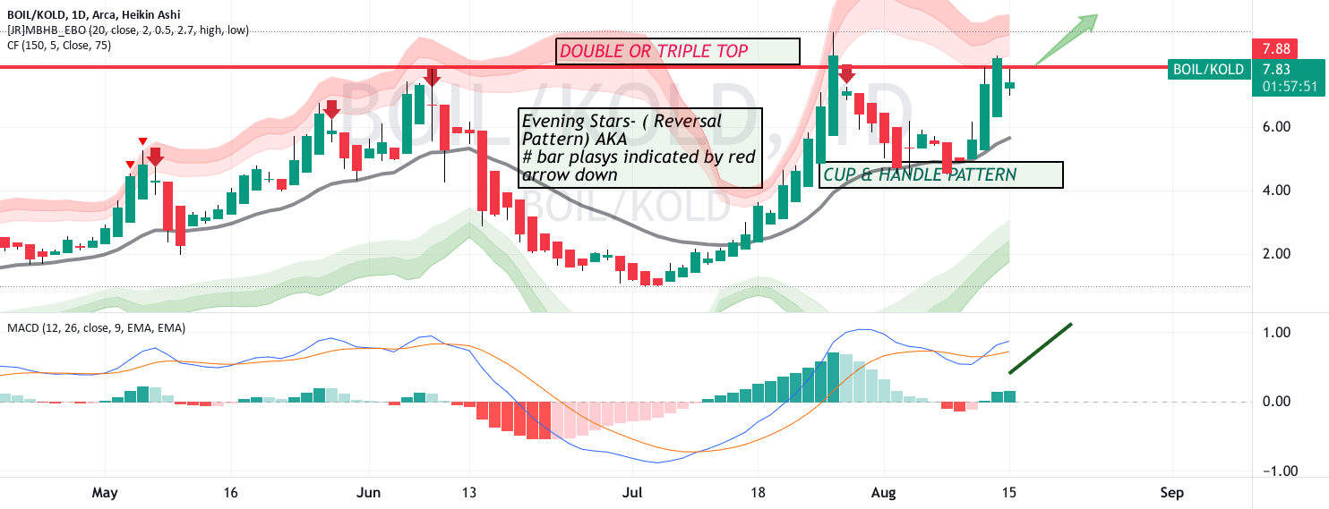 BOIL / GUSH RATIO Leverage 3X Natural Gas ETFs for AMEXBOIL by