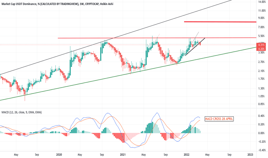 USDT Dominance Chart and Ideas — TradingView — India