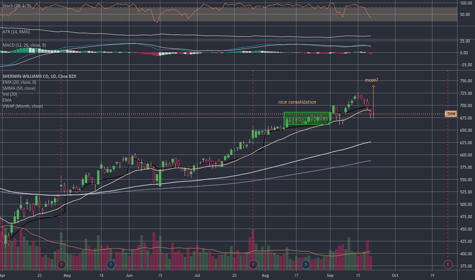 SHW Stock Price and Chart — NYSESHW — TradingView