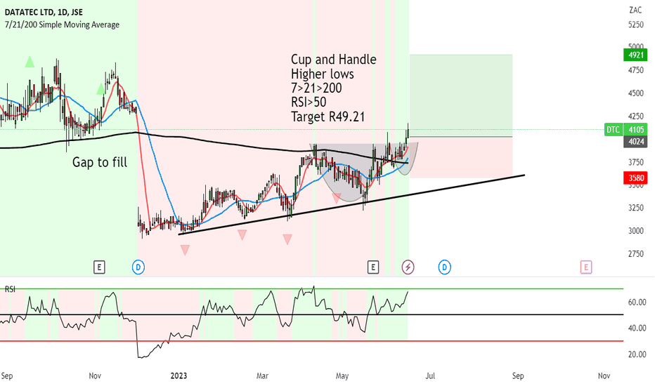 DTC Stock Price and Chart — JSEDTC — TradingView