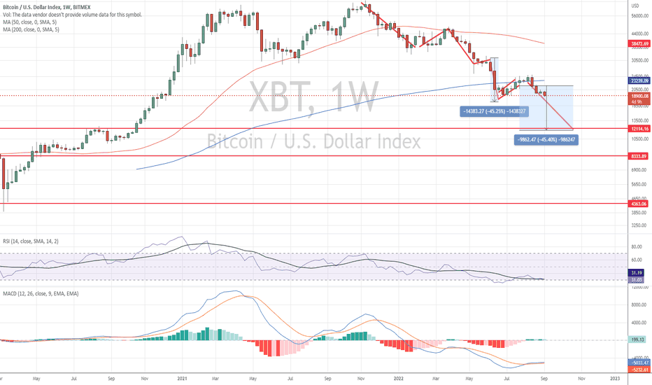 XBT — Bitcoin to US Dollar Index Price Chart — TradingView