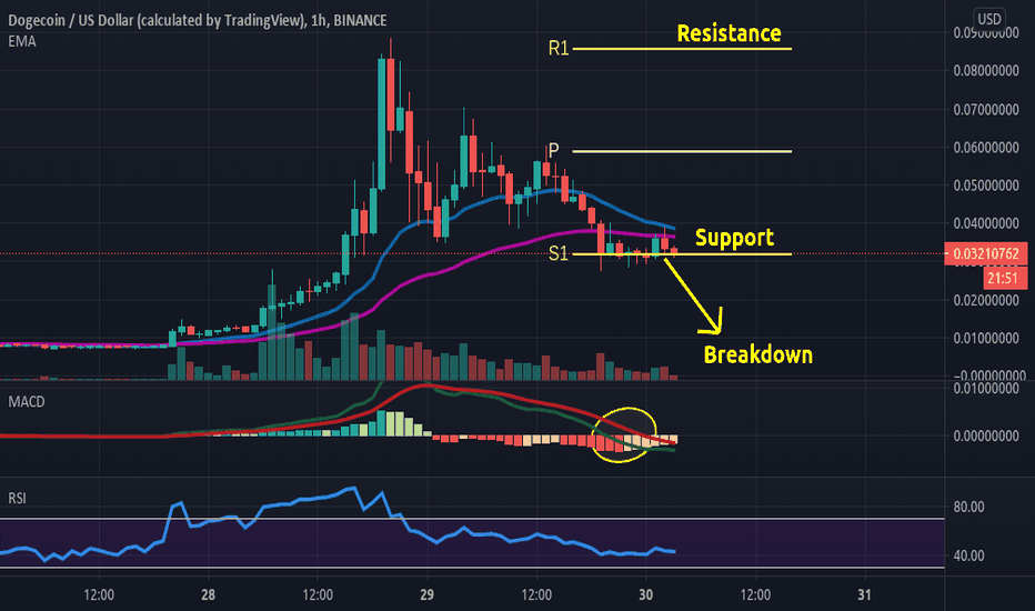 DOGEUSDT — Dogecoin/Tether Price Chart — TradingView