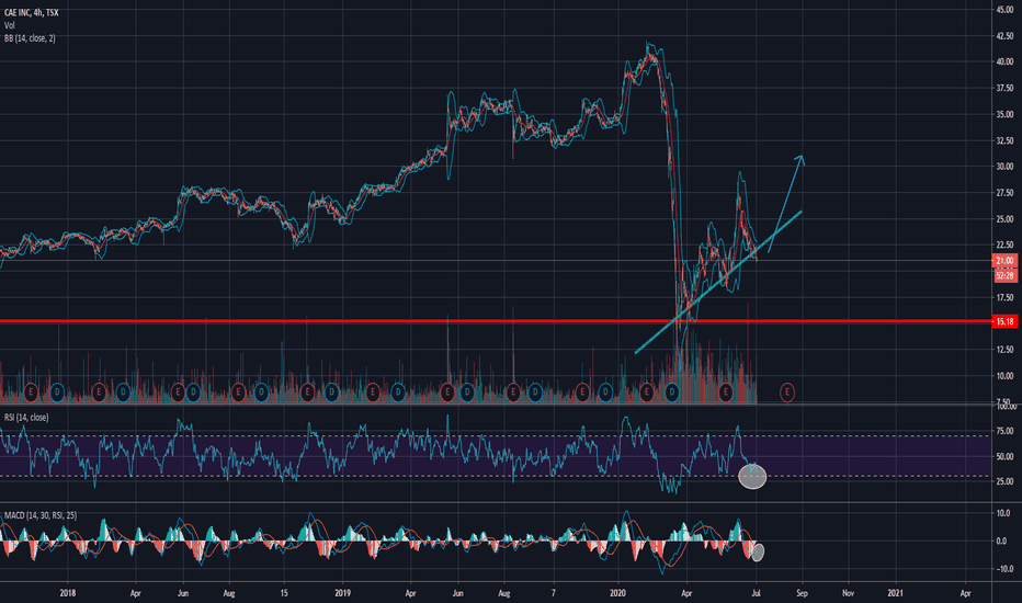 CAE Stock Price and Chart — TSXCAE — TradingView