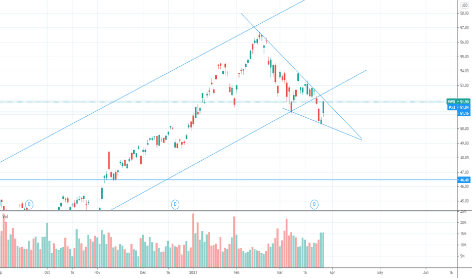 VWO Stock Fund Price and Chart — AMEXVWO — TradingView