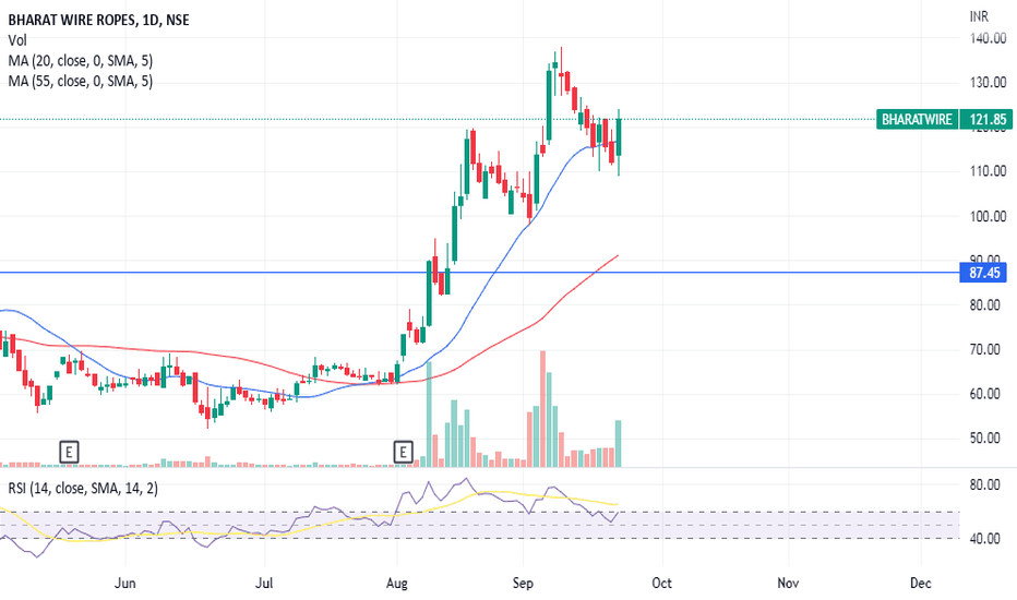 BHARATWIRE Stock Price and Chart — NSEBHARATWIRE — TradingView — India