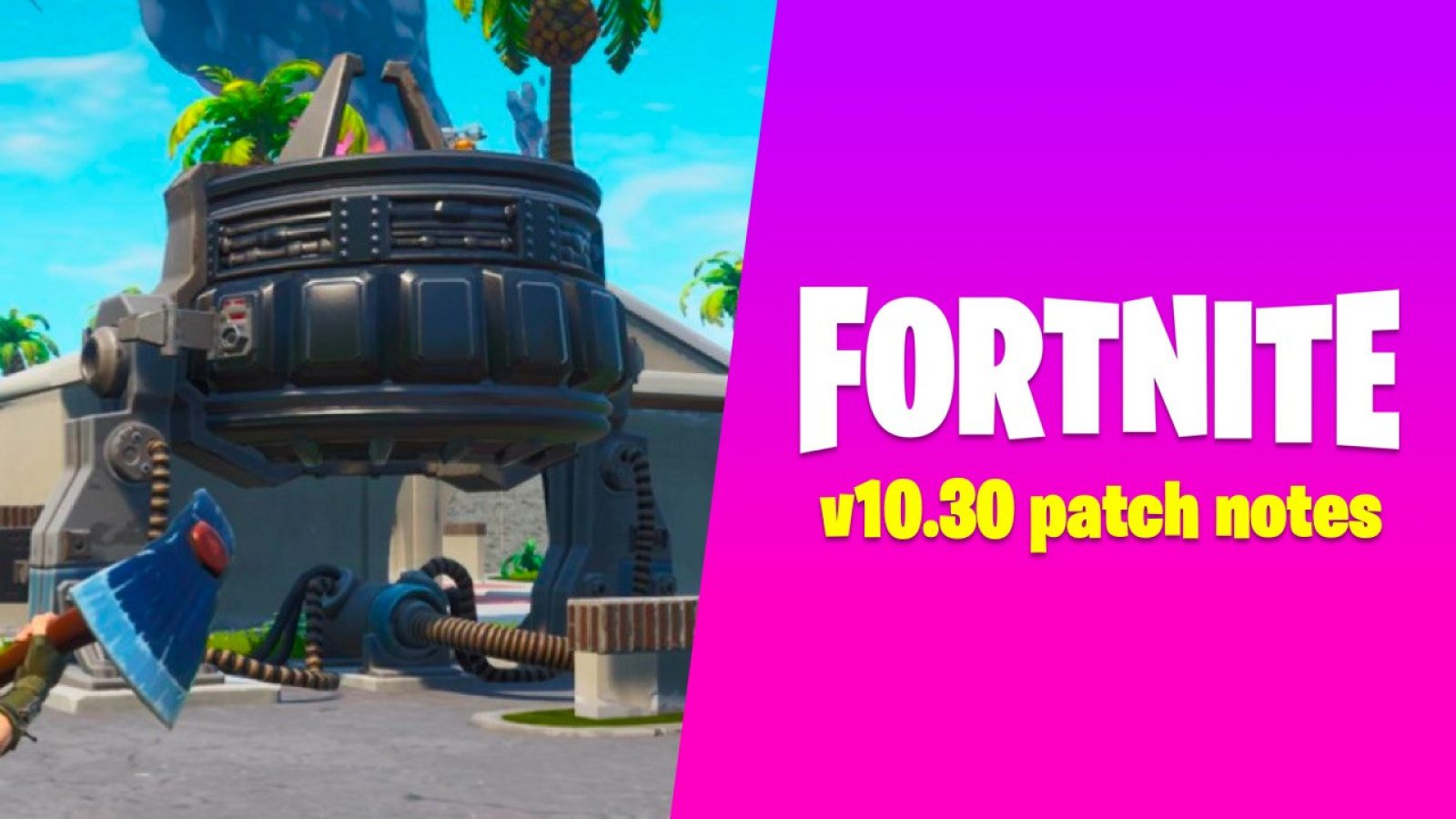 If you want to find fortnite's week 5 battle star, then you need to follow the treasure map found in greasy grove. Fortnite V10 30 Update Patch Notes Moisty Palms Greasy Grove And More Dexerto
