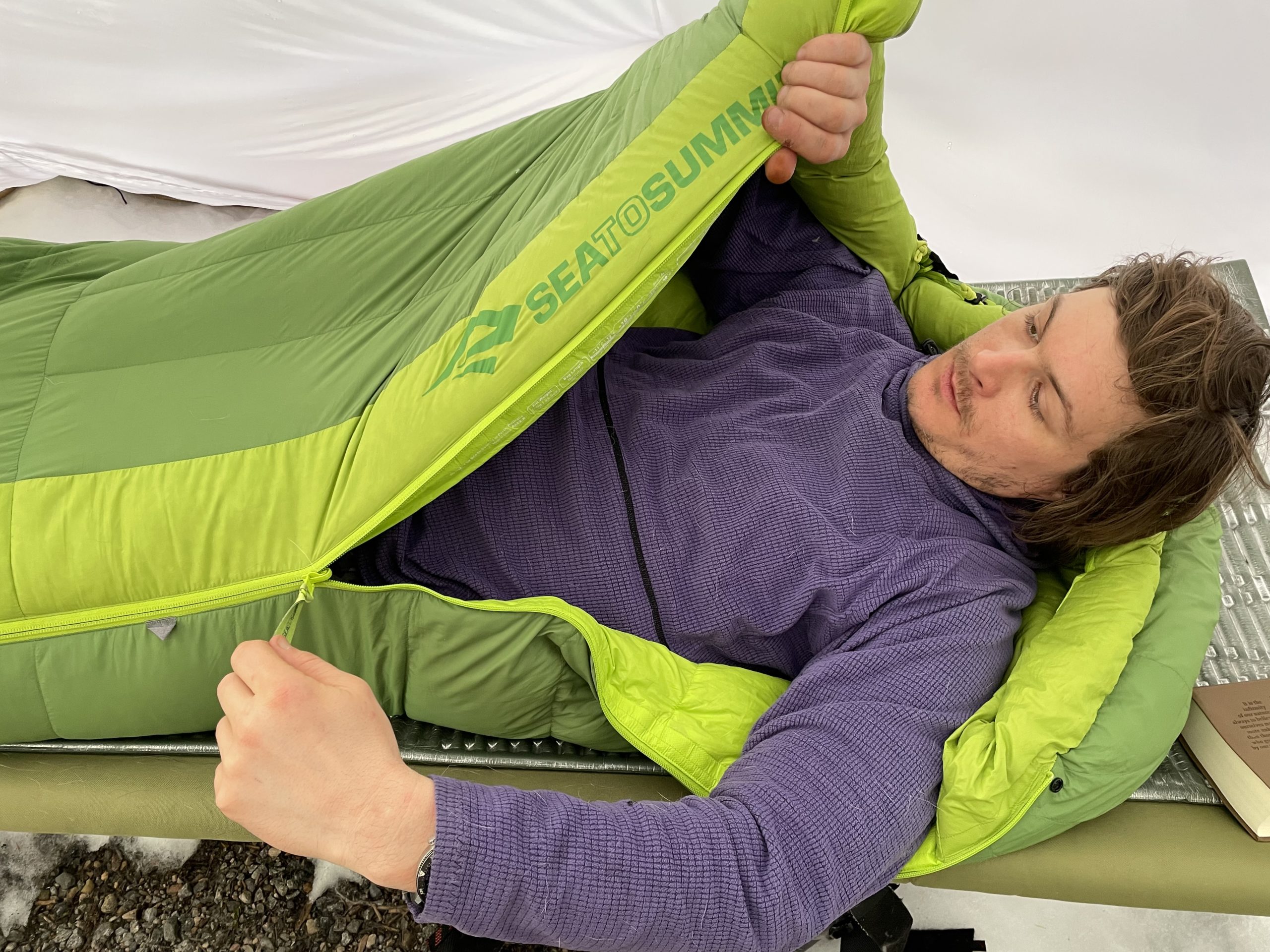 A Bag So Nice, You'll Wear It Awake Sea to Summit Ascent Sleeping Bag