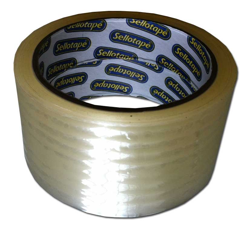 OfficeBox Sellotape Clear Packaging Tape 48mm x 100m