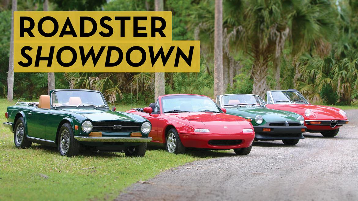 Which classic roadster? Alfa Spider vs. MGB vs. TR6 vs. Miata Articles Classic Motorsports