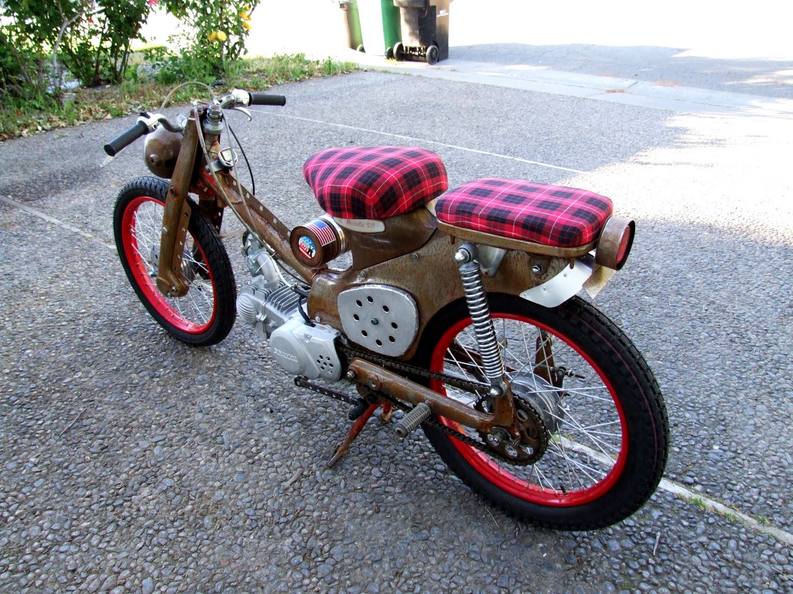 subrew's Honda Trail 55 Rat Bike Readers Rides