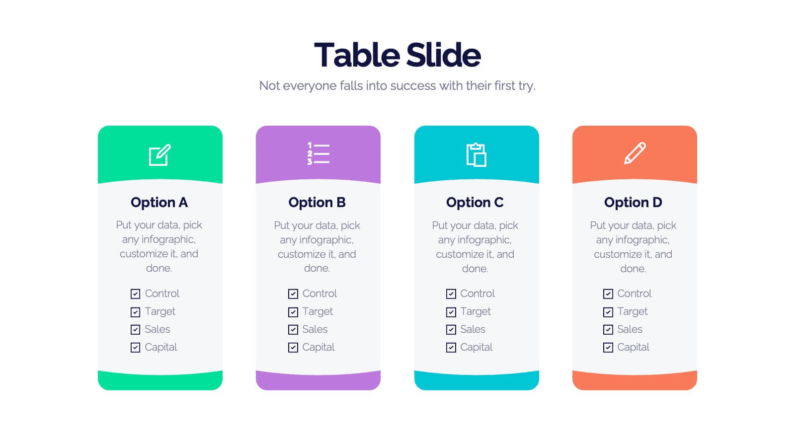 Powerpoint Table Templates
