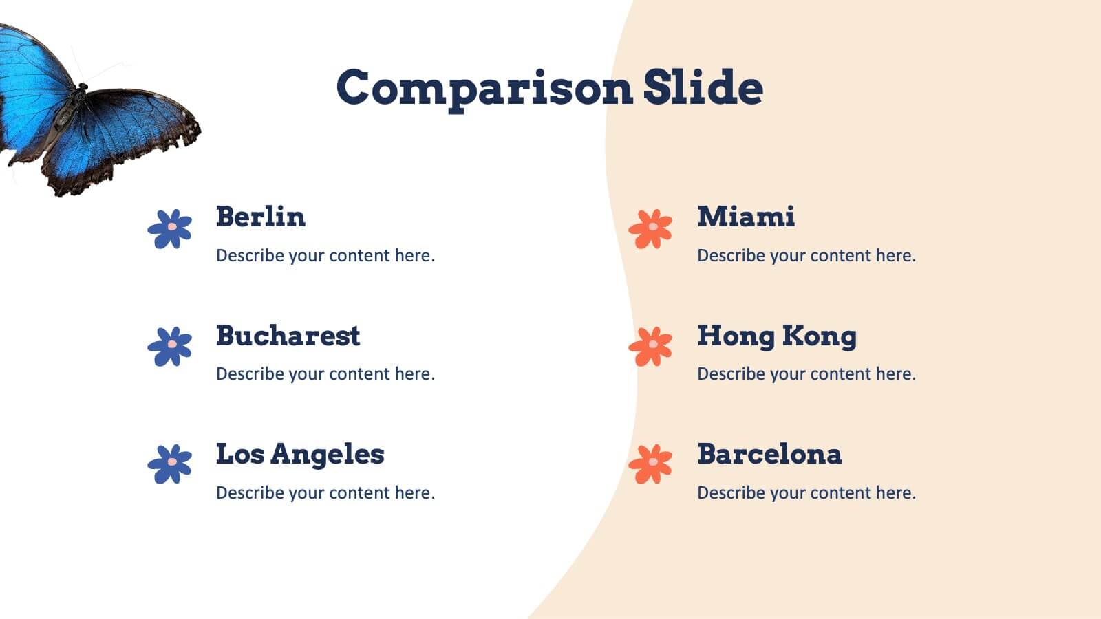 Lepidopterology and Butterflies Scrapbook Powerpoint Template and