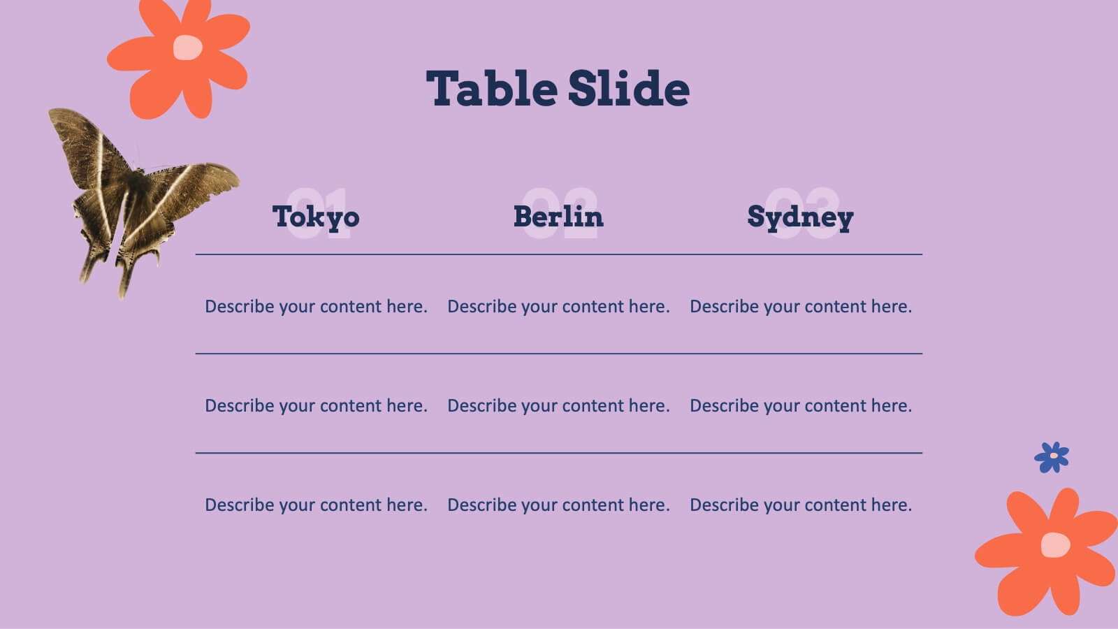 Lepidopterology and Butterflies Scrapbook Powerpoint Template and