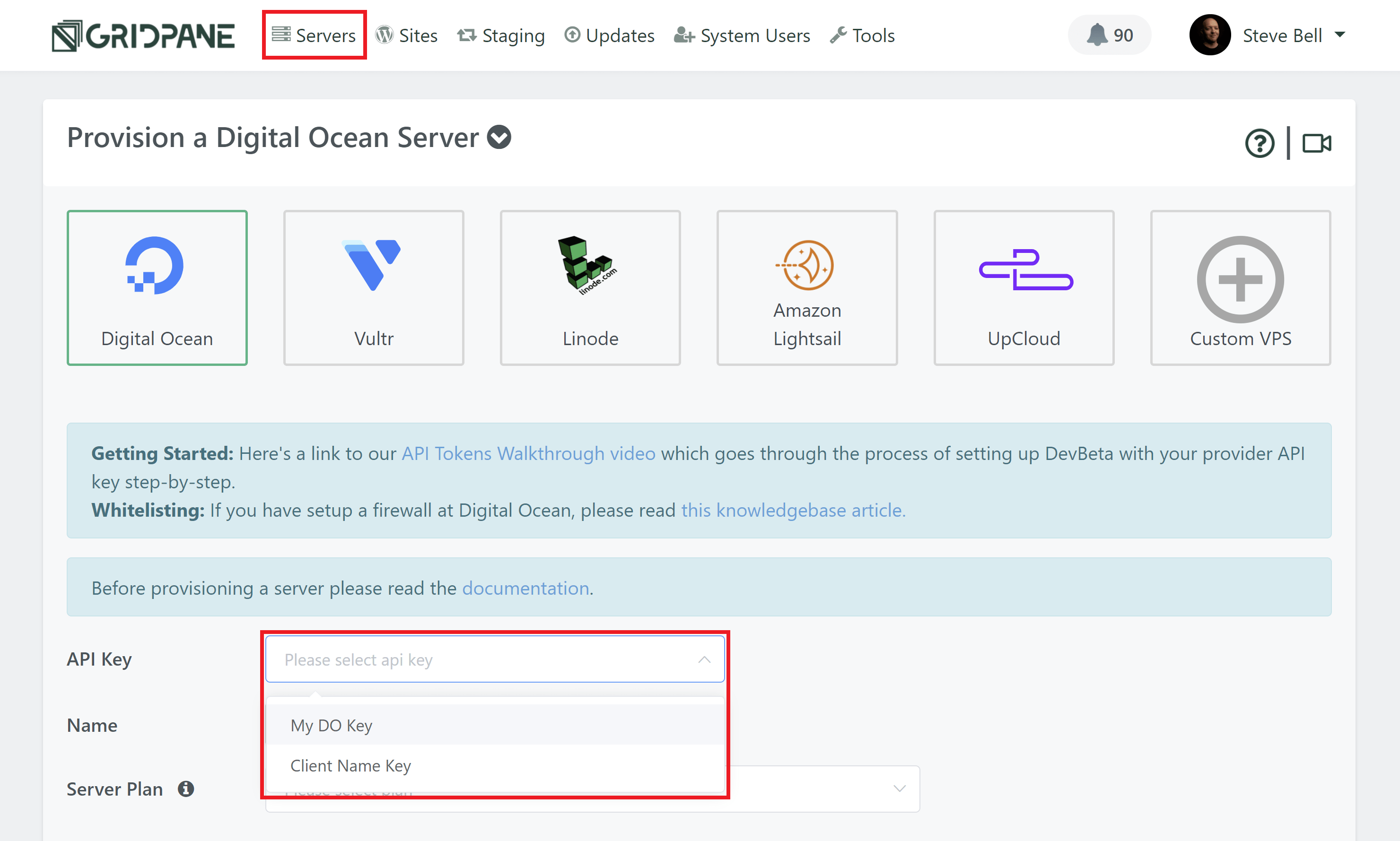 Adding Multiple API Keys to Your GridPane Account (Multi API) GridPane