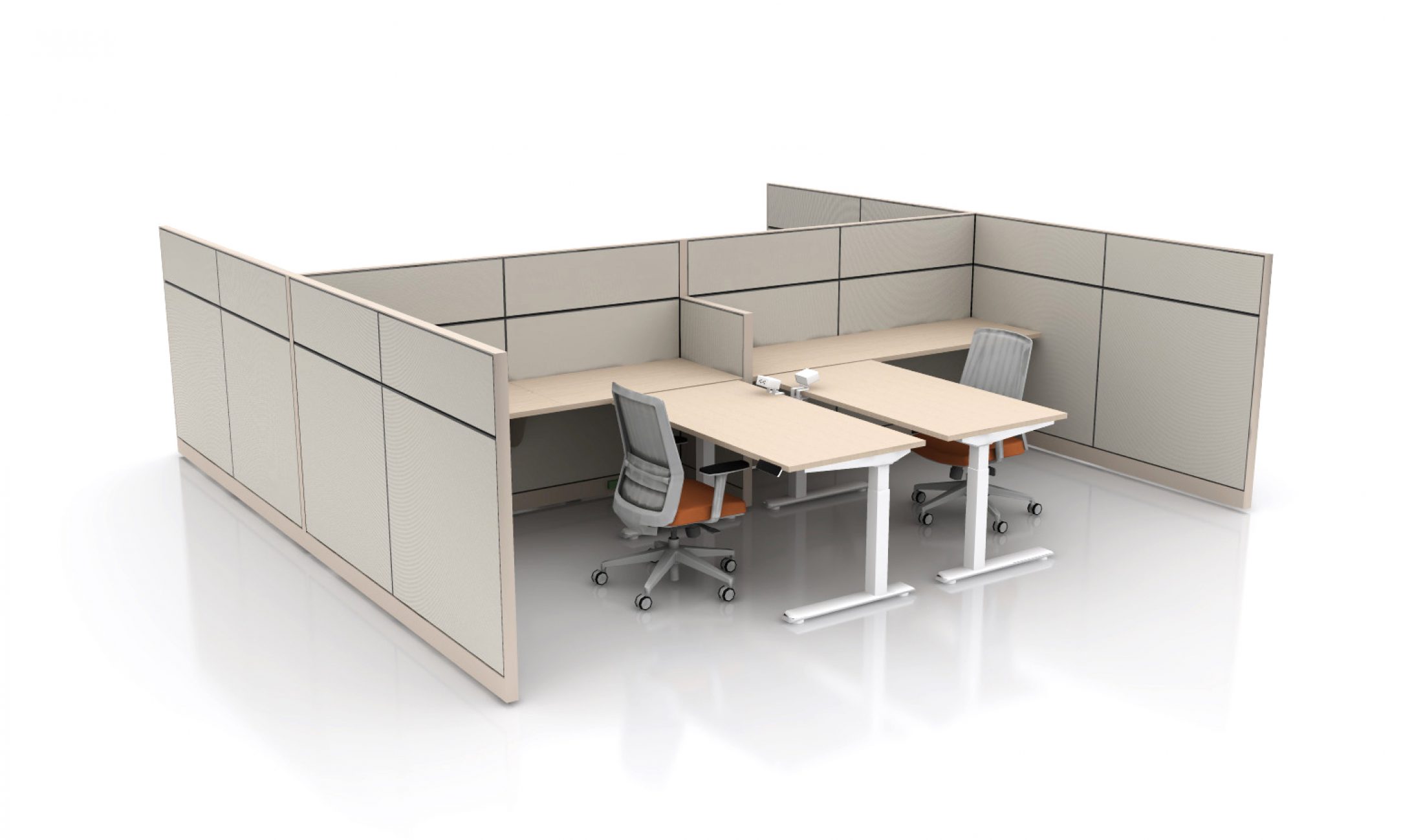 AMQ Solutions PanelBased Workstation (Contemporary)