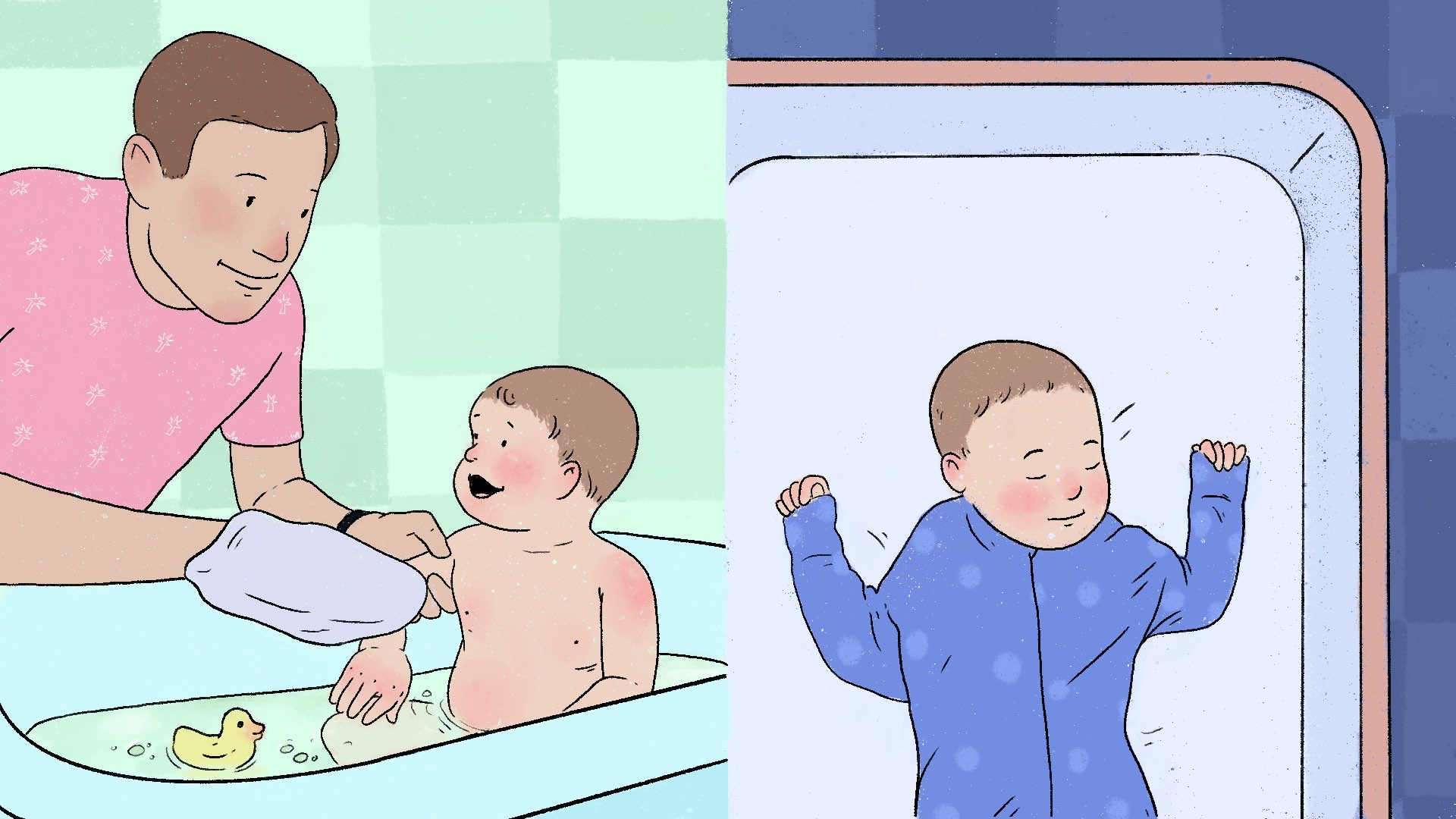 Does warm bath water impact your baby's sleep?