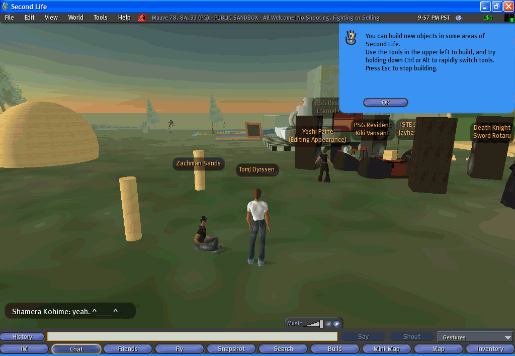 Second Life A 3D Space for Virtual Meetups and Instruction? I'd Rather Be Writing Blog and