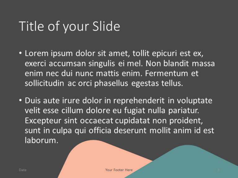 Abstract Rounded Corners Template for PowerPoint and Google Slides