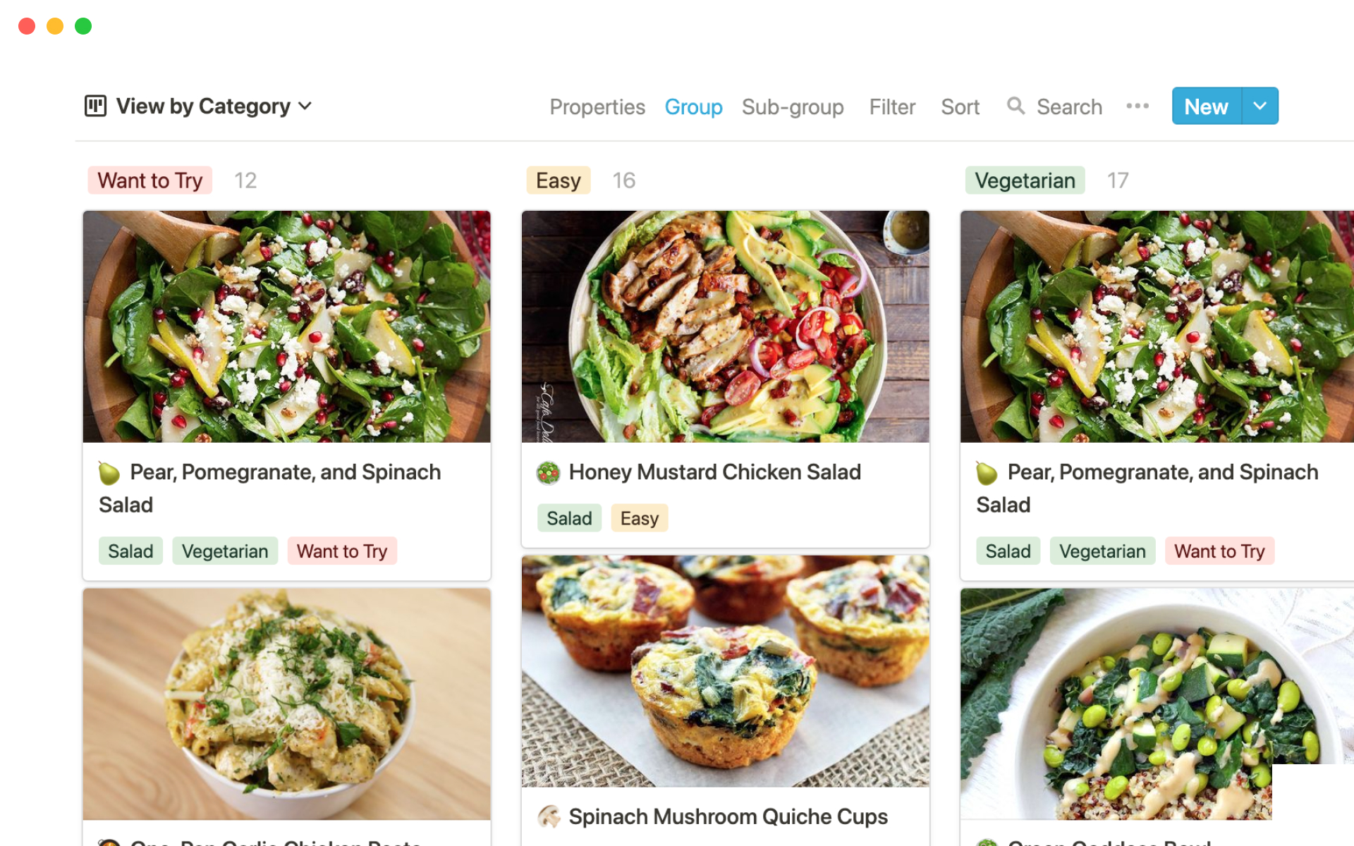 Recipe box Template by Kylie Stewart | Notion Marketplace
