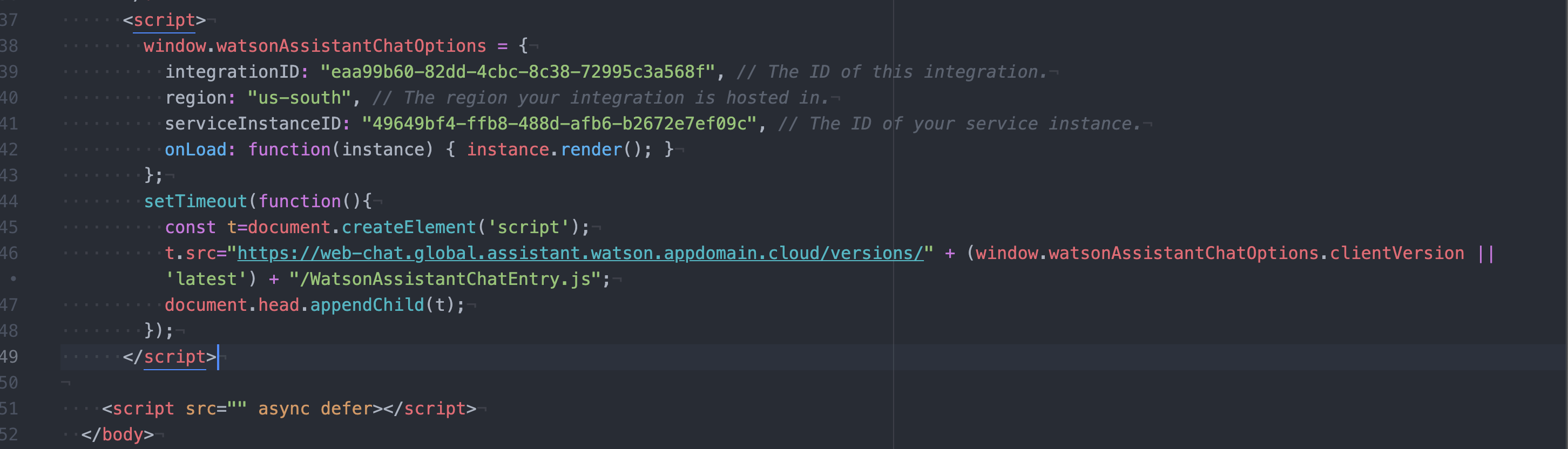 Embed an Assistant chatbot in any web page IBM Developer
