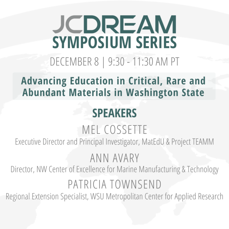 Advancing education in critical, rare, and abundant materials in