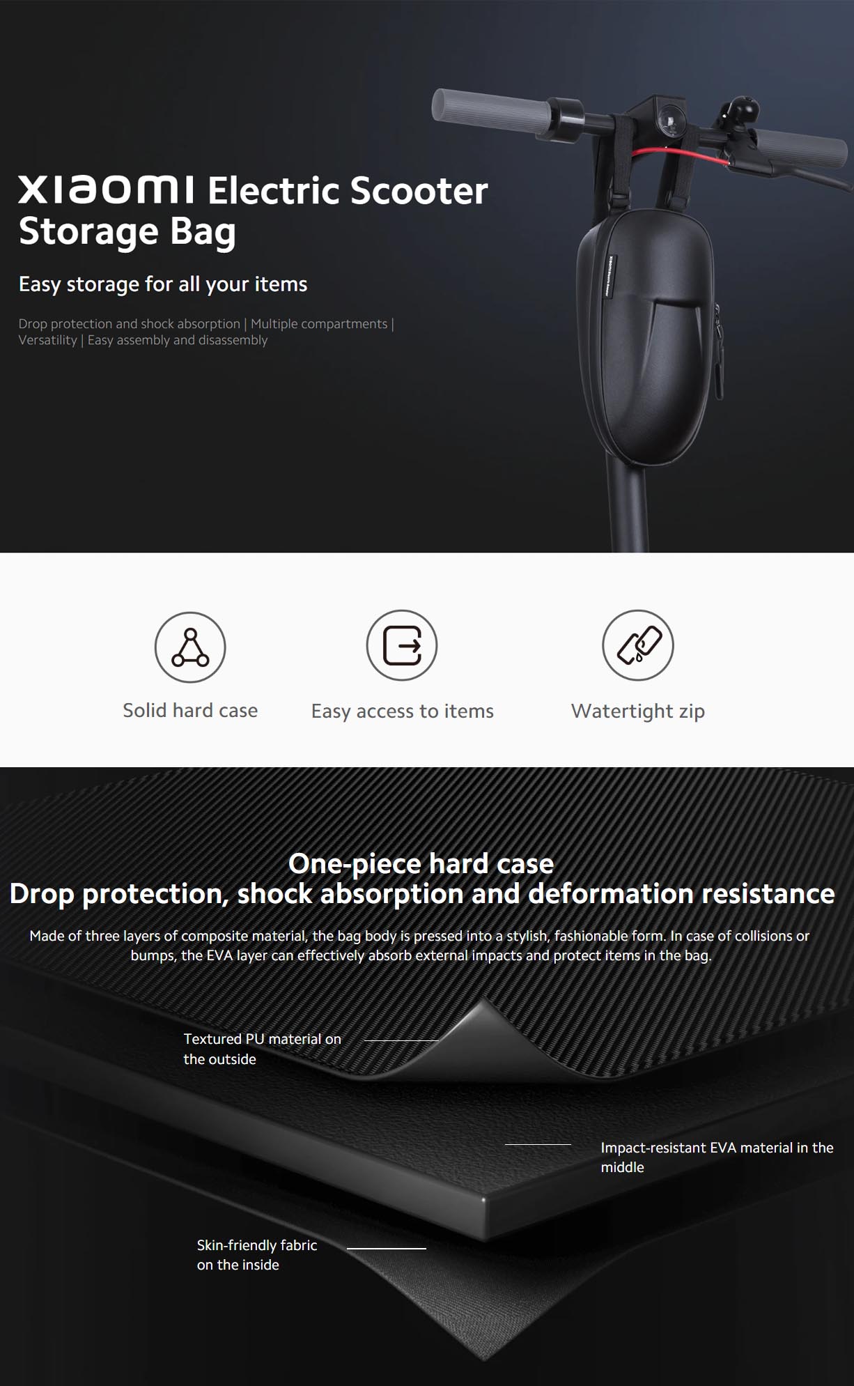 Xiaomi Electric Scooter Storage Bag Rs 6,399