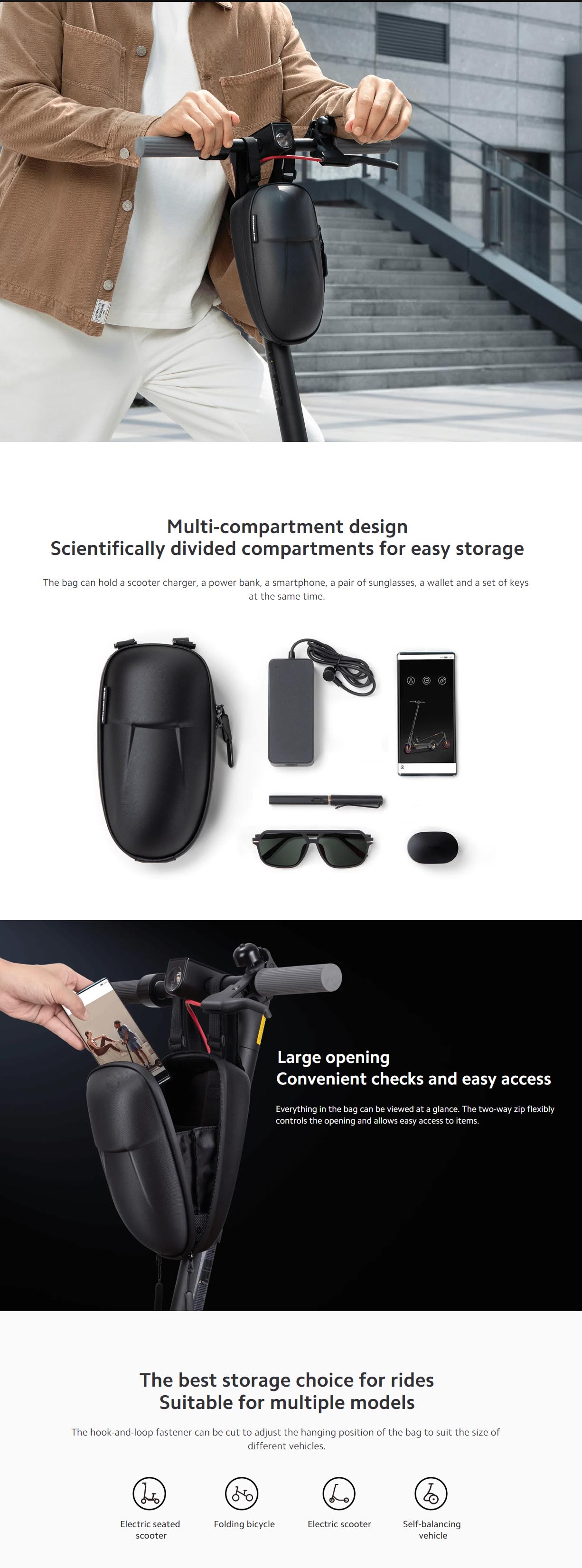 Xiaomi Electric Scooter Storage Bag Rs 6,399
