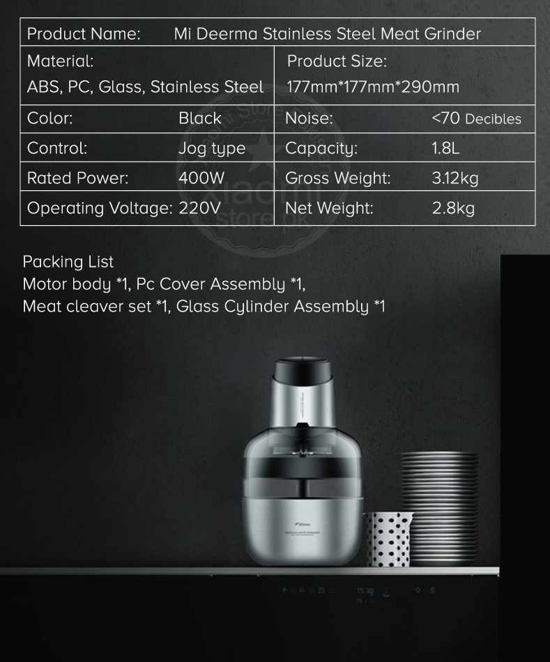 Buy Mi Deerma Stainless Steel Meat Grinder