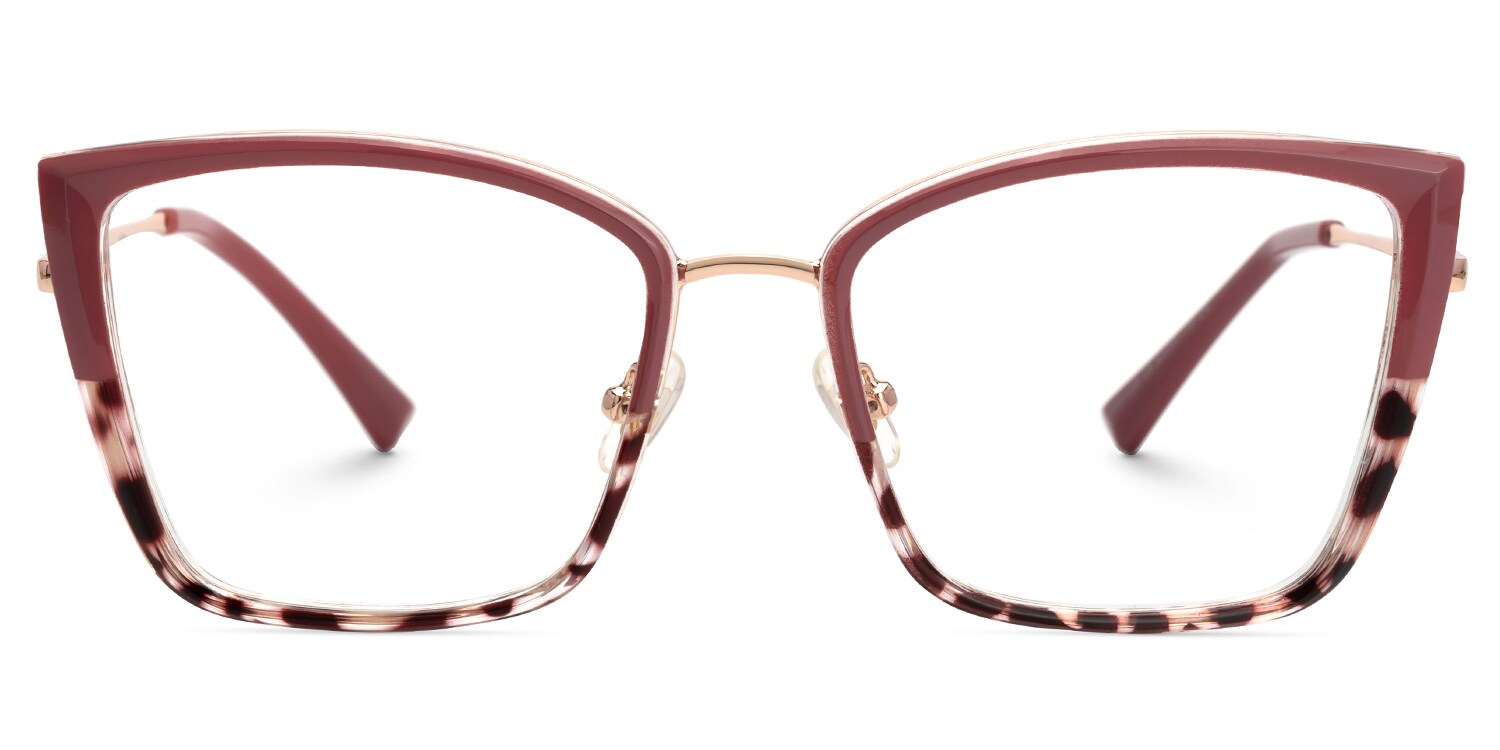 Mariie Butterfly Red FullFrame Glasses Zeelool