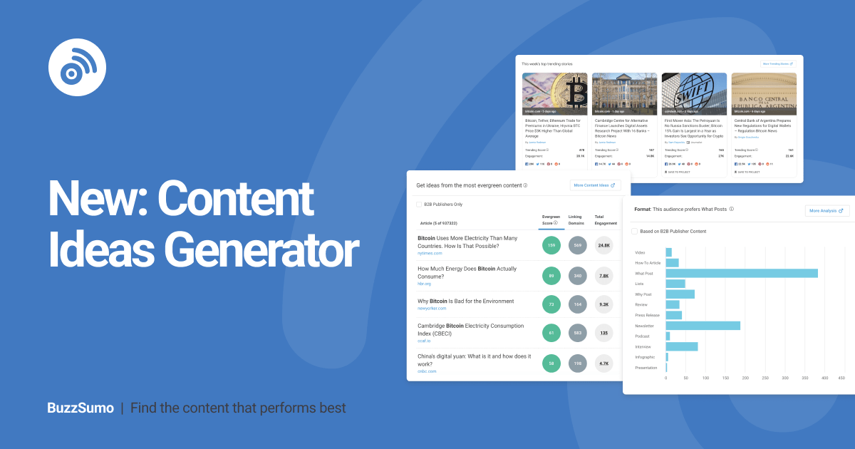 15 Things You Can Do With BuzzSumo's Content Ideas Generator Story