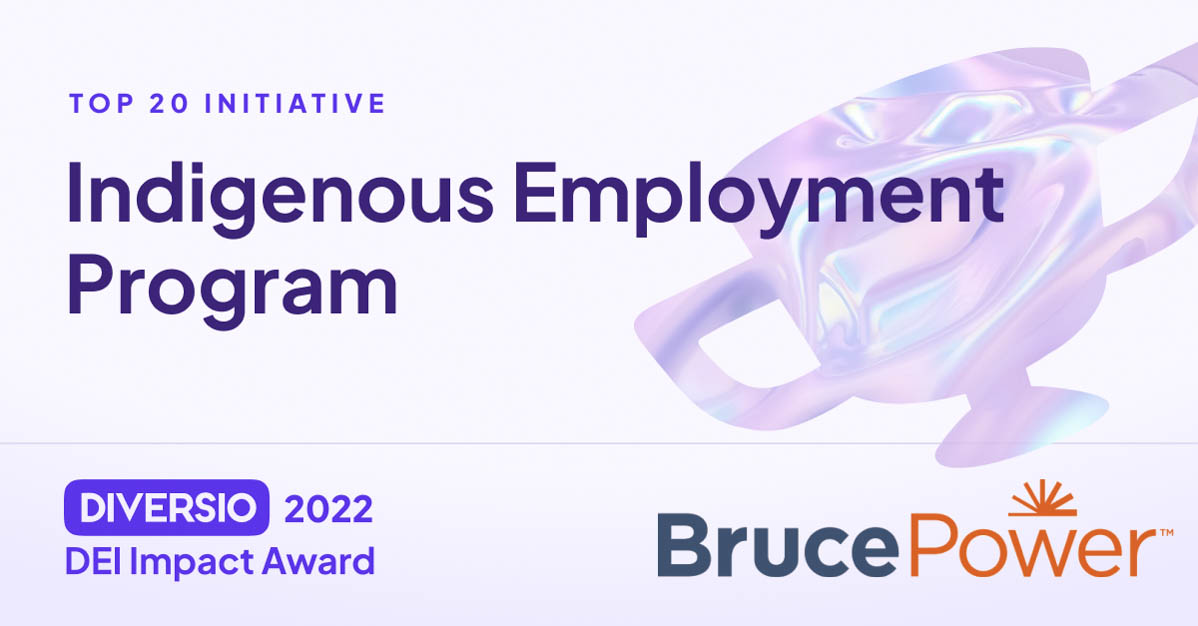 Bruce Power named as one of Diversio’s Top 20 Most Innovative Companies