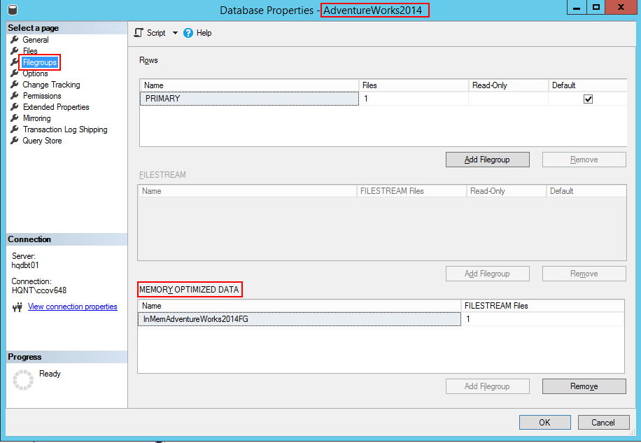 A quick overview of InMemory OLTP in SQL Server