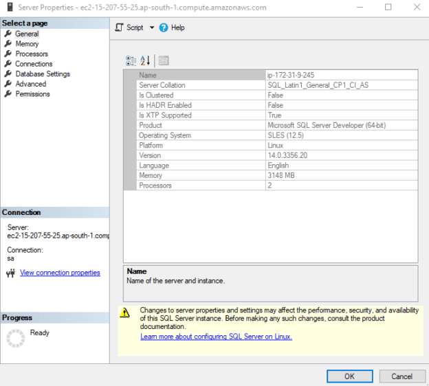 Install SQL Server Linux (2017 version) on SUSE Linux in Amazon