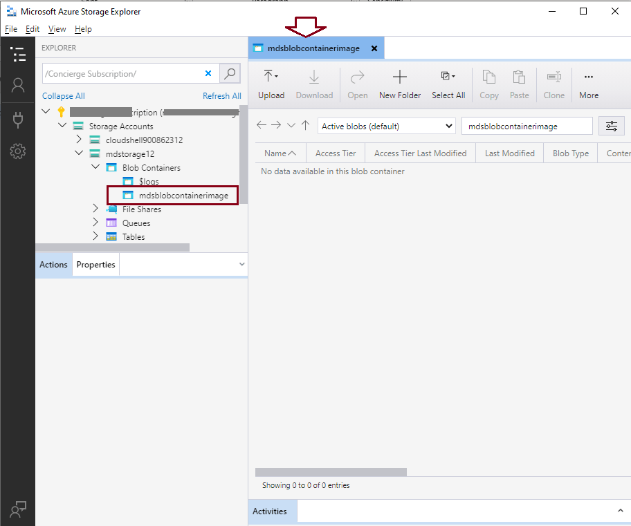 Manage Azure Blob Storage using Azure Storage Explorer