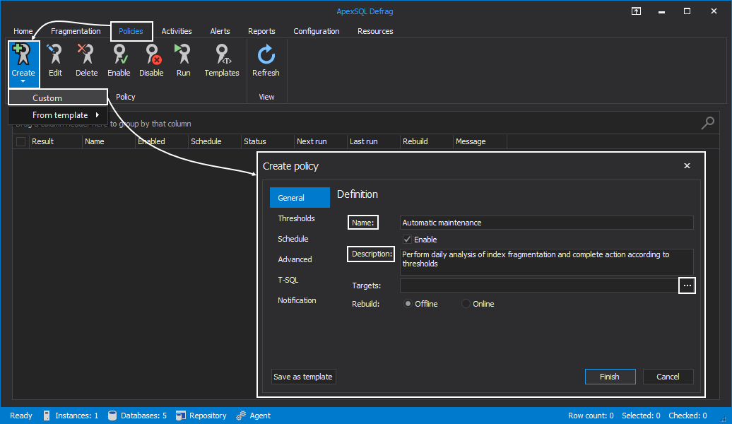 Fragmentation in SQL Server how to detect its high level and