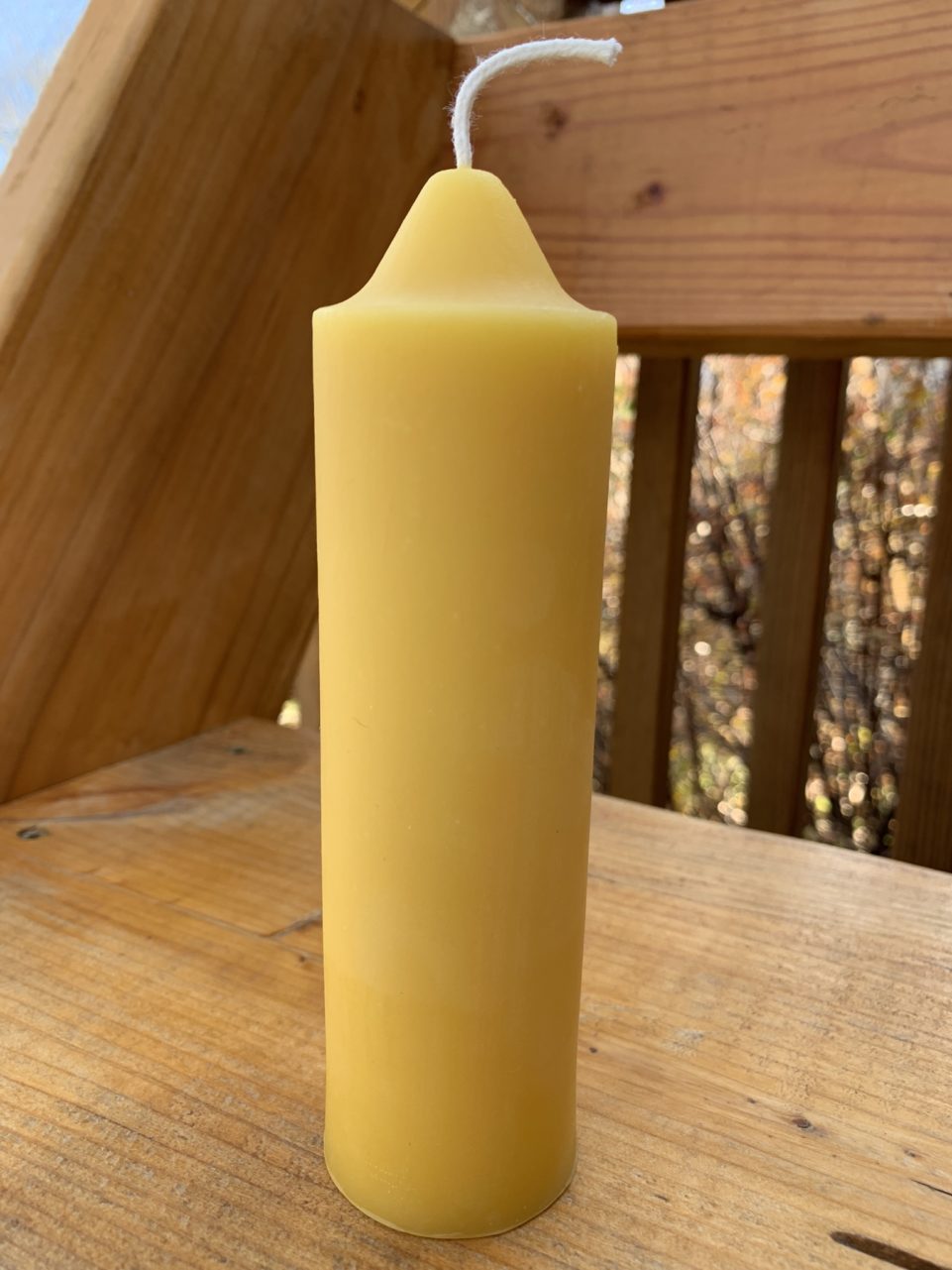 Beeswax Candle Emergency Taper Shop Iowa