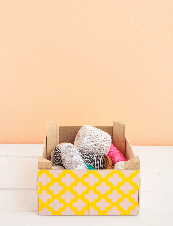 How to Repurpose Clementine Boxes into Storage Handmade Charlotte