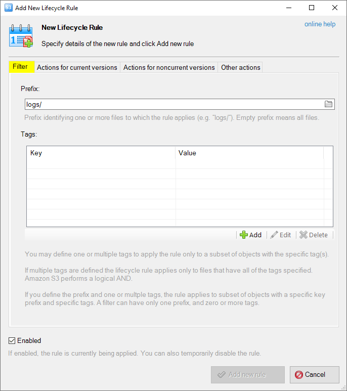 Managing Amazon S3 Bucket Lifecycle Configuration. Transition from Amazon S3 to Amazon Glacier