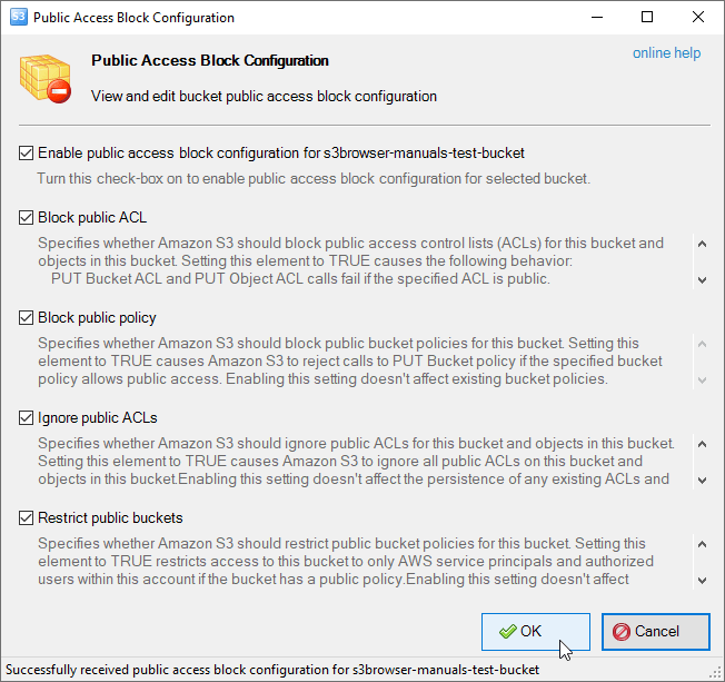 The Amazon S3 Block Public Access feature. How to Manage the Public