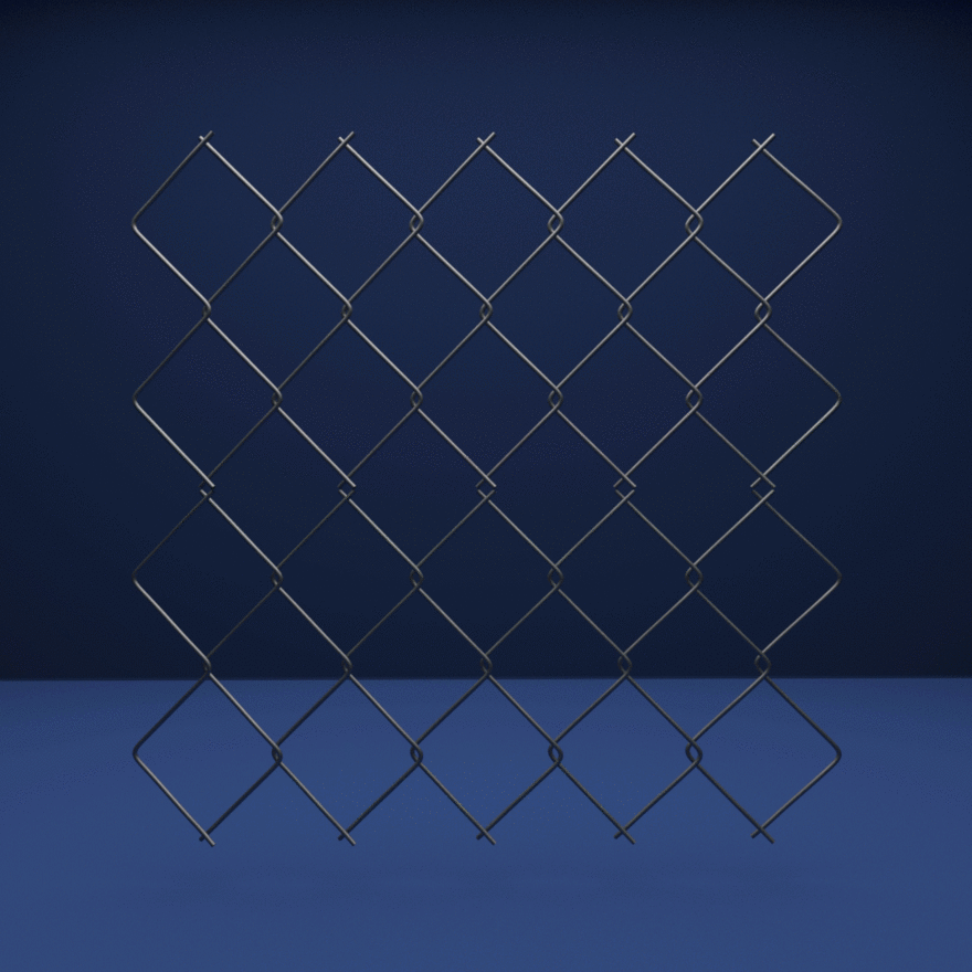 This Planter System Instantly Transforms Chain Link Fences Into