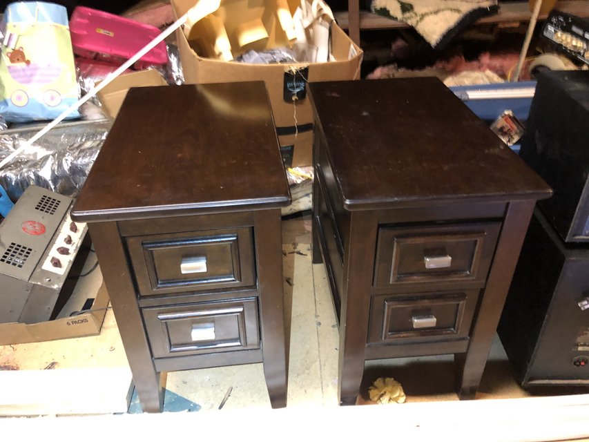 Ivan Smith Ashley End Tables Wood Furniture Home by owner for sale