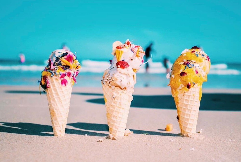 Ice Cream Shop Serves Vegan Gelato on Australia's Famous Bondi Beach