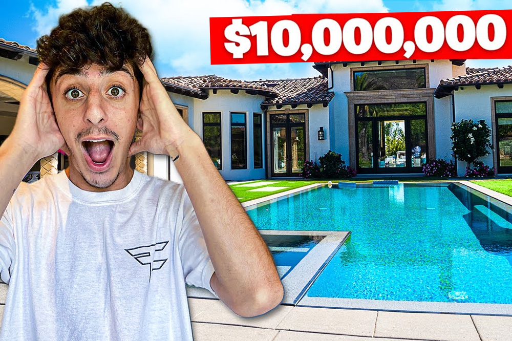 FaZe Rug Presents a Tour of His Brand New 10 Million Dollar House