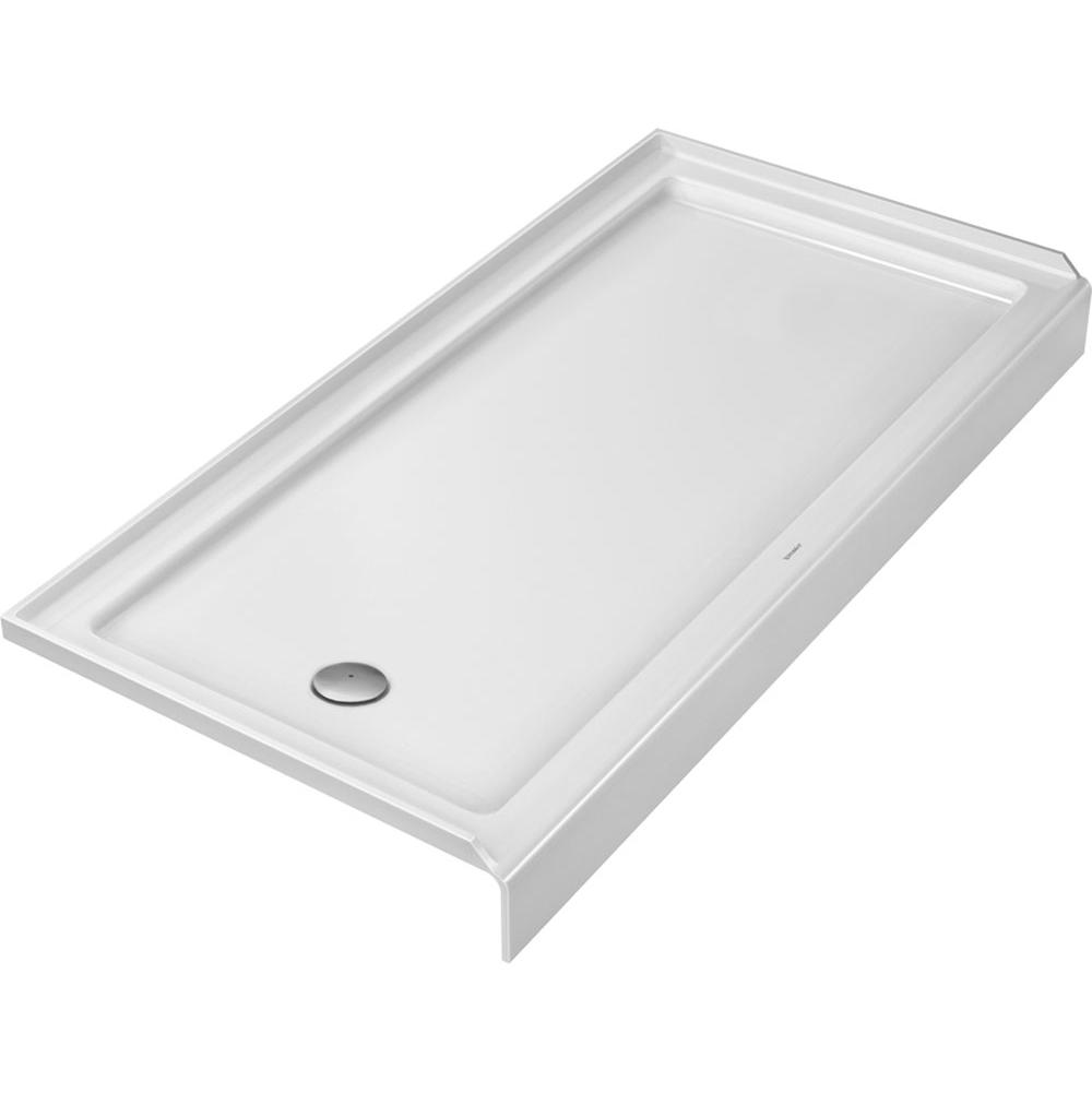 Duravit Shower tray Architec 60”x30”, white w.integr.panel a.flange