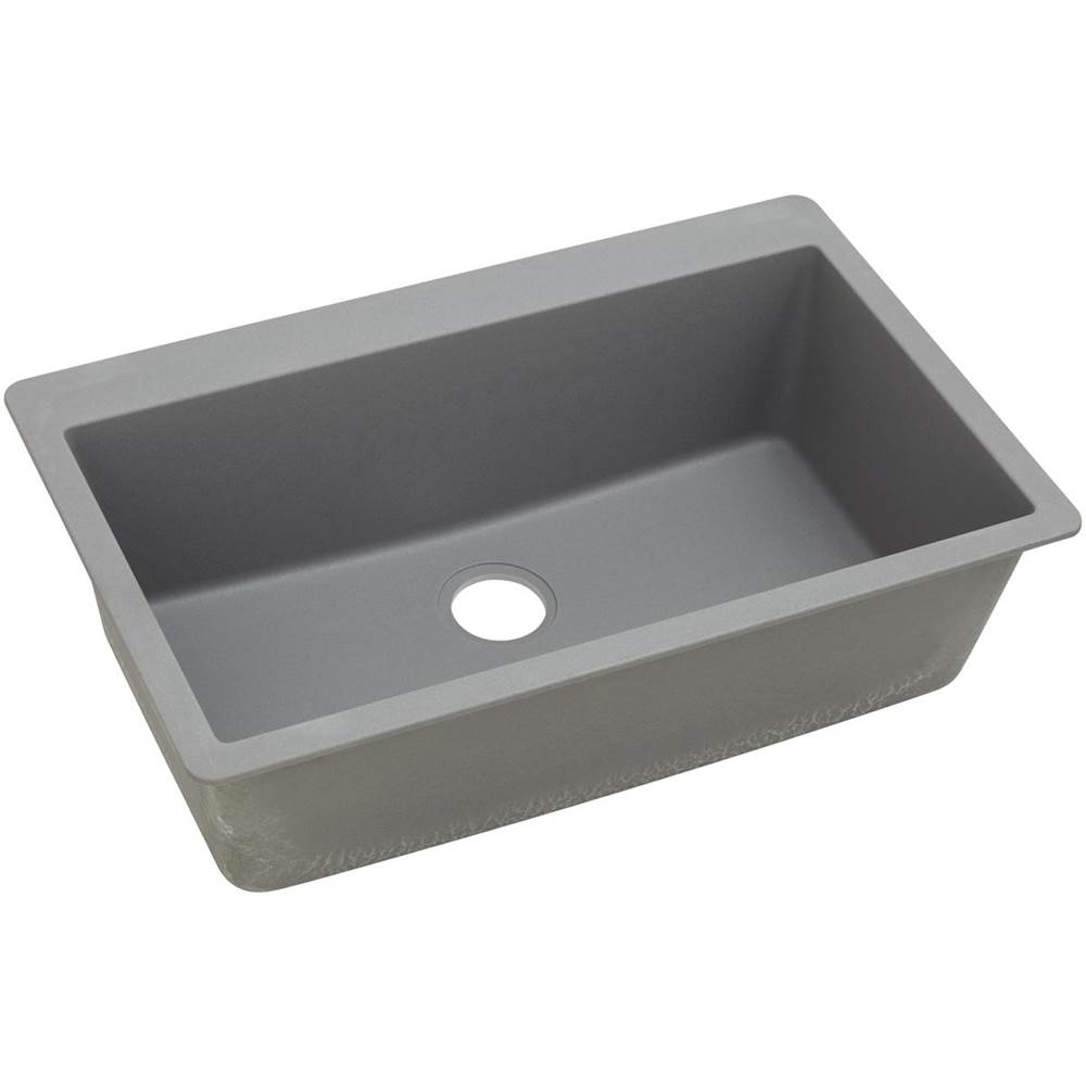 Elkay Quartz Classic 33” X 207/8” X 97/16”, Single Bowl Dropin Sink
