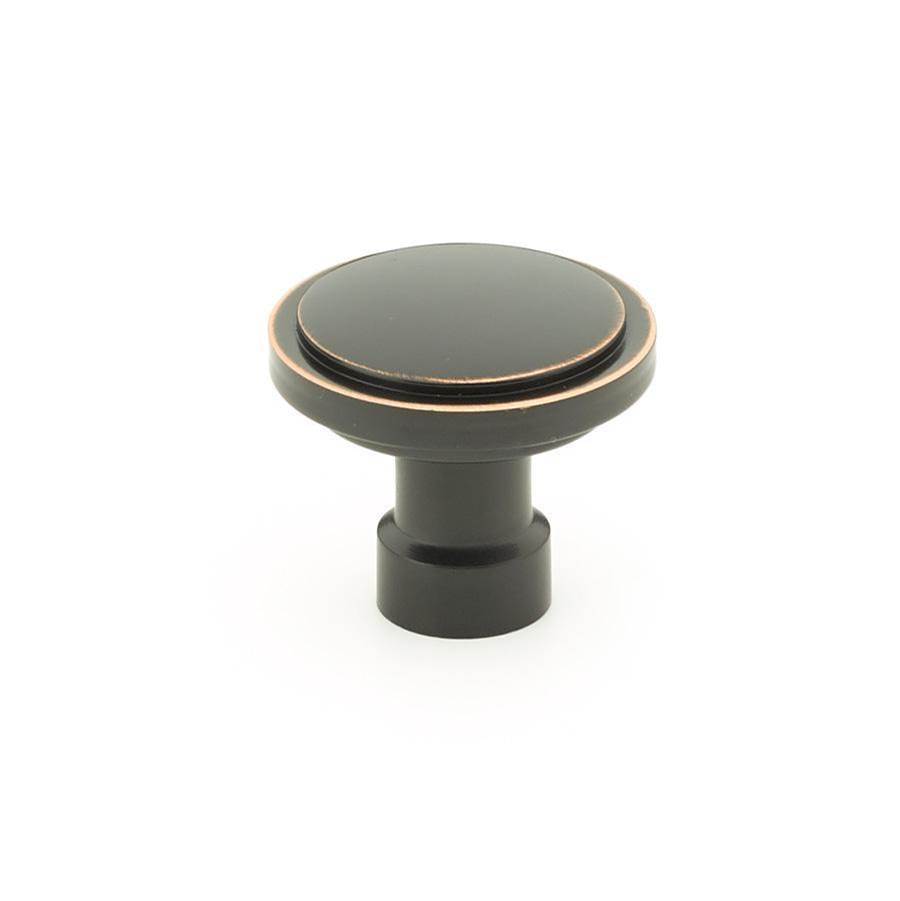 Emtek Industrial Modern Haydon Wardrobe Knob, 13/4”, Us10b
