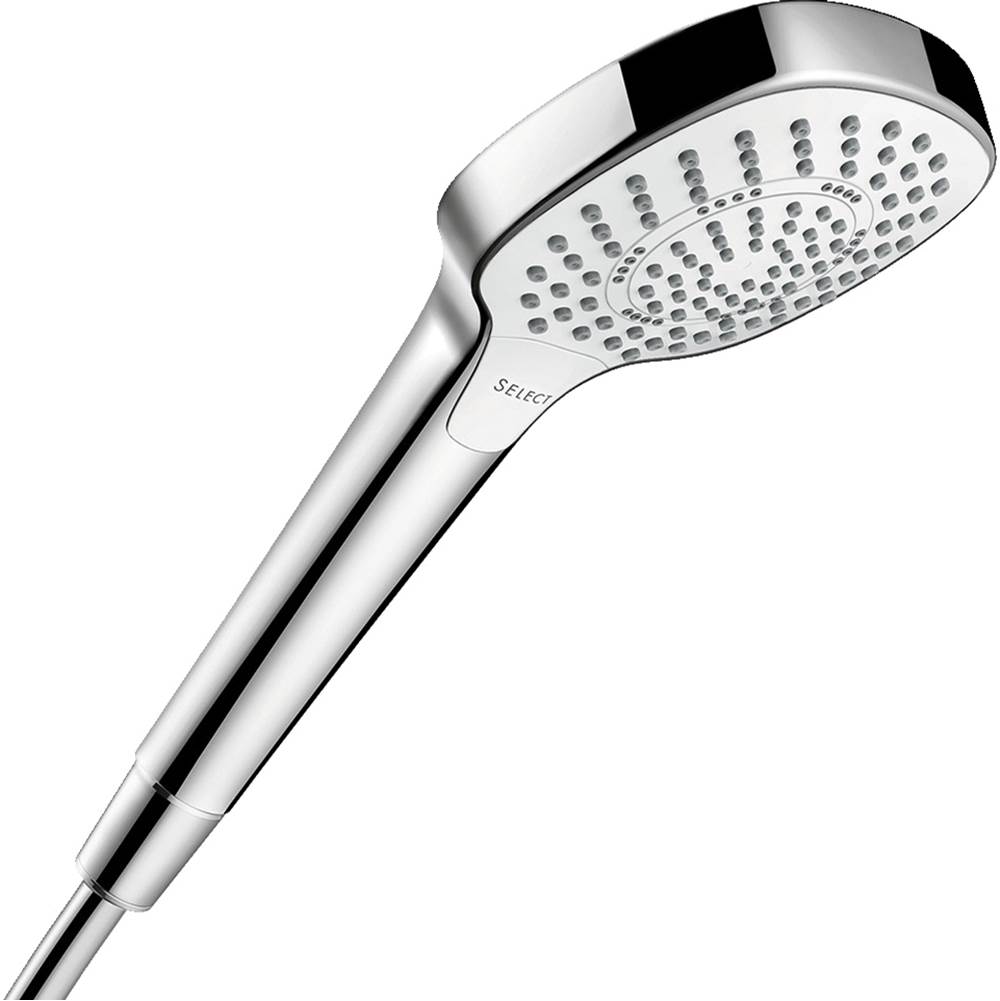 Hansgrohe Croma Select E Handshower 110 3jet, 2.5gpm In White / Chrome